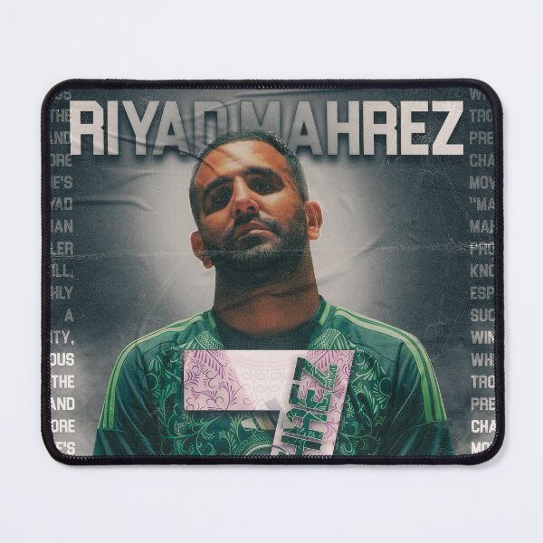 Item preview, Riyad Mahrez Algeria Number 7 Legend designed and sold by Shopunte.