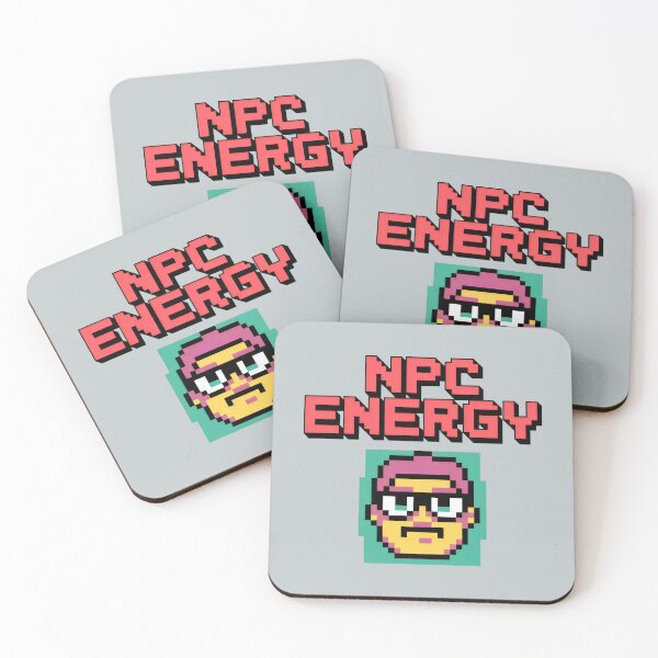 Item preview, NPC Energy Pixel Portrait Retro Gamer Statement Design designed and sold by SplashTastic.