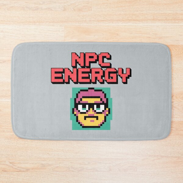 Item preview, NPC Energy Pixel Portrait Retro Gamer Statement Design designed and sold by SplashTastic.