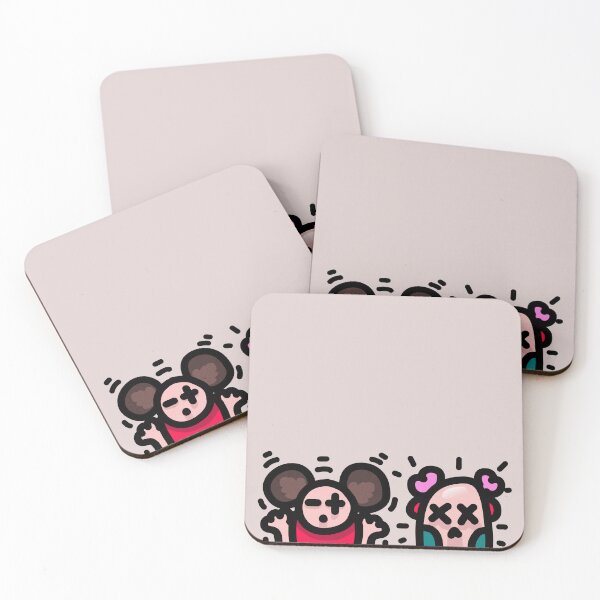 Item preview, Pink skull and mouse bold doodle design  designed and sold by Franco Moody.