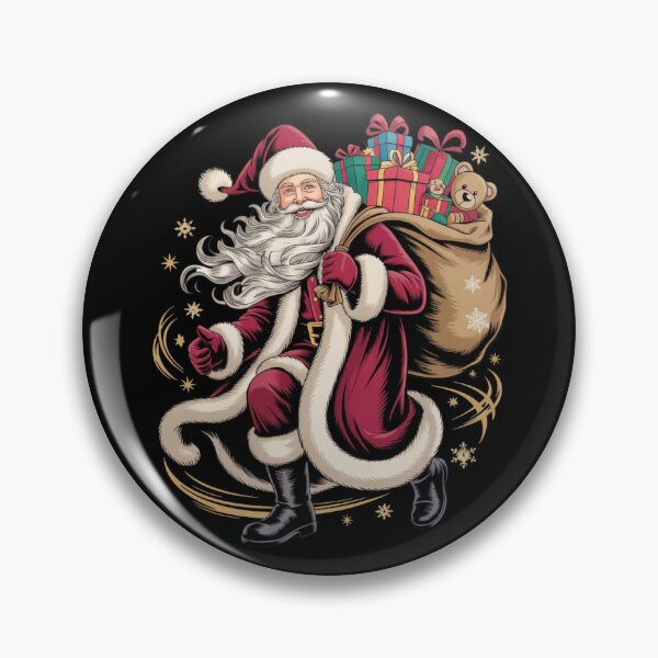 Item preview, Christmas magic, snowy Santa, holiday gifts designed and sold by AndrewYoko.