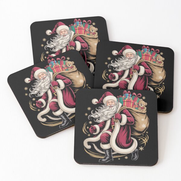 Item preview, Christmas magic, snowy Santa, holiday gifts designed and sold by AndrewYoko.