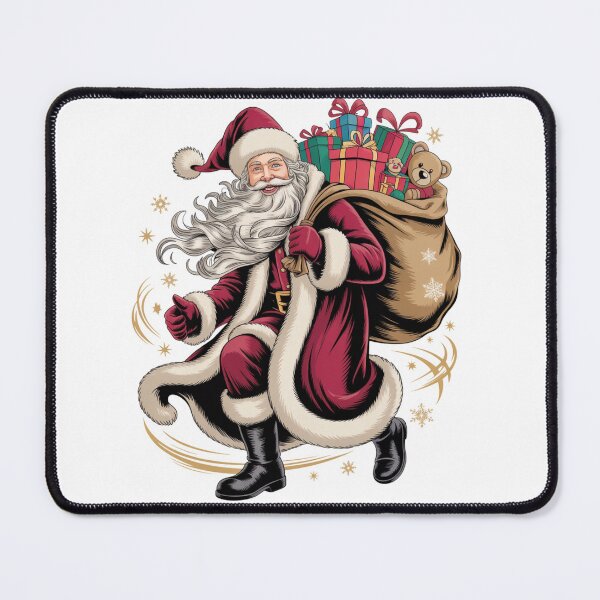 Item preview, Christmas magic, snowy Santa, holiday gifts designed and sold by AndrewYoko.