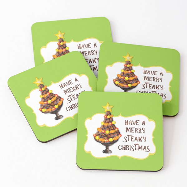 Item preview, Have a Merry Steaky Christmas [1] designed and sold by SideDishDesign.