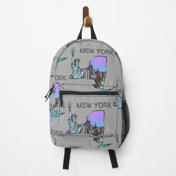 Item preview, Copy of New York tourist map with landmarks and famous symbols, USA designed and sold by mashmosh.