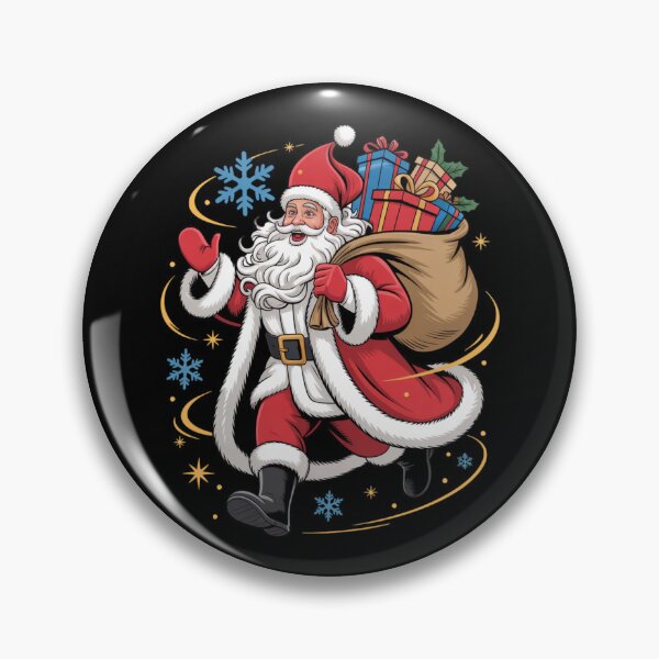Item preview, Festive Snowy Santa: Saint Nicholas, Holiday Magic, Transparent Tshirt Graphic designed and sold by AndrewYoko.