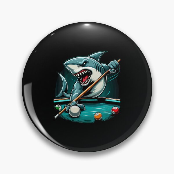 Item preview, Pool Shark Funny Pool Player Billiards Billiard 8-Ball designed and sold by JanisPenelope.