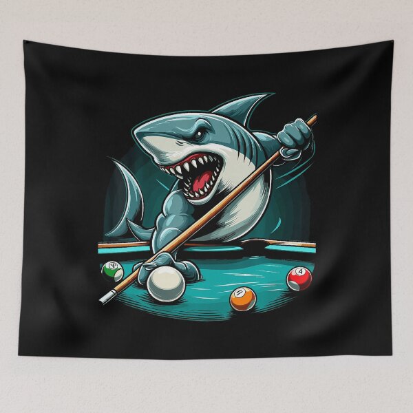 Item preview, Pool Shark Funny Pool Player Billiards Billiard 8-Ball designed and sold by JanisPenelope.
