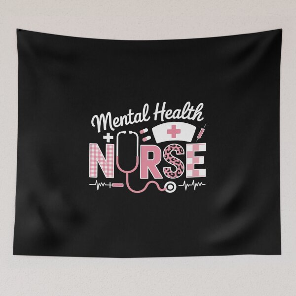 Item preview, Mental Health Nurse Stethoscope Mental Health Awareness Day designed and sold by VasilisLamArt.