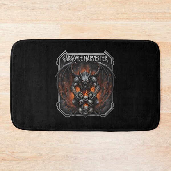 Item preview, Death Metal Shirt - Fiery Gargoyle Harvesting Burning Skulls designed and sold by NickPositron.