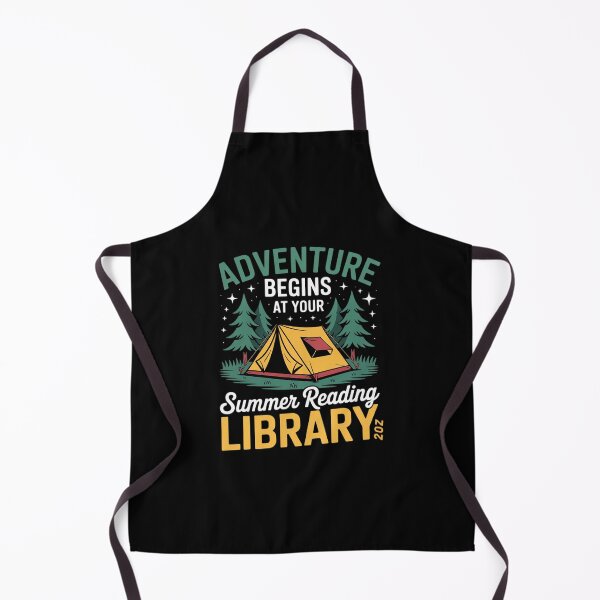 Item preview, Cool Library Books Camping Book Lovers Reading Summer designed and sold by InspiredFoul.