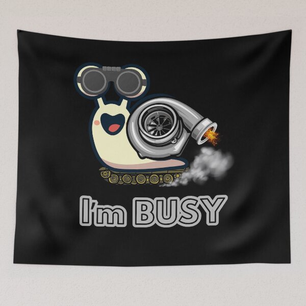 Item preview, Funny Turbo Snail Sport Poster - Perfect Gift for Busy People And Mechanics designed and sold by BLAKZONE.