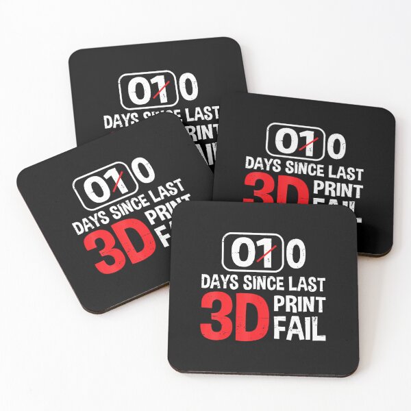 Item preview, 0 Days Since Last 3D Print Fail Funny 3D Printing Lovers designed and sold by DonnieJennie.