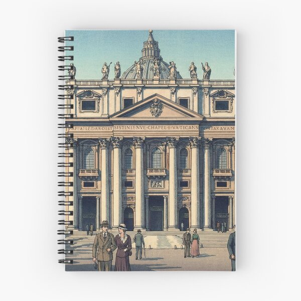 Item preview, St Peters Basilica Japanese Woodblock Print designed and sold by Takeda-art.