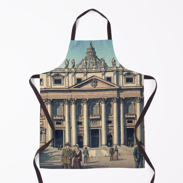Item preview, St Peters Basilica Japanese Woodblock Print designed and sold by Takeda-art.