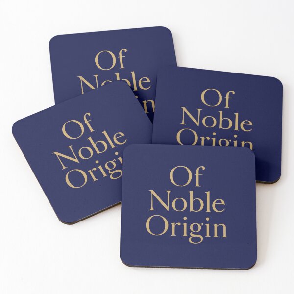 Item preview, Of Noble Origin – Elegant Gold Typography Quote designed and sold by @majovegana.
