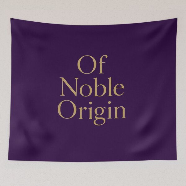 Item preview, Of Noble Origin – Elegant Gold Typography Quote designed and sold by @majovegana.
