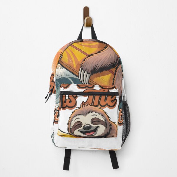 Item preview, Slow & Steady Sloth Surfing Vintage Design designed and sold by SoulenCify.