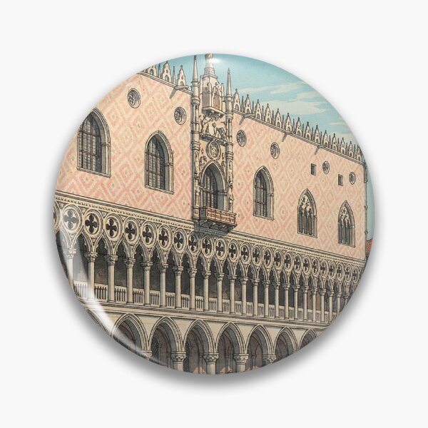 Item preview, Venice Doge’s Palace Japanese Woodblock Print designed and sold by Takeda-art.