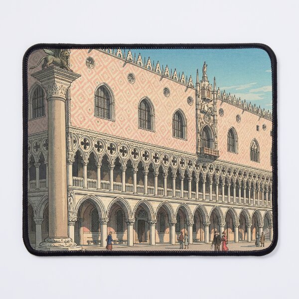 Item preview, Venice Doge’s Palace Japanese Woodblock Print designed and sold by Takeda-art.