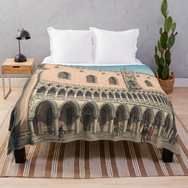 Item preview, Venice Doge’s Palace Japanese Woodblock Print designed and sold by Takeda-art.