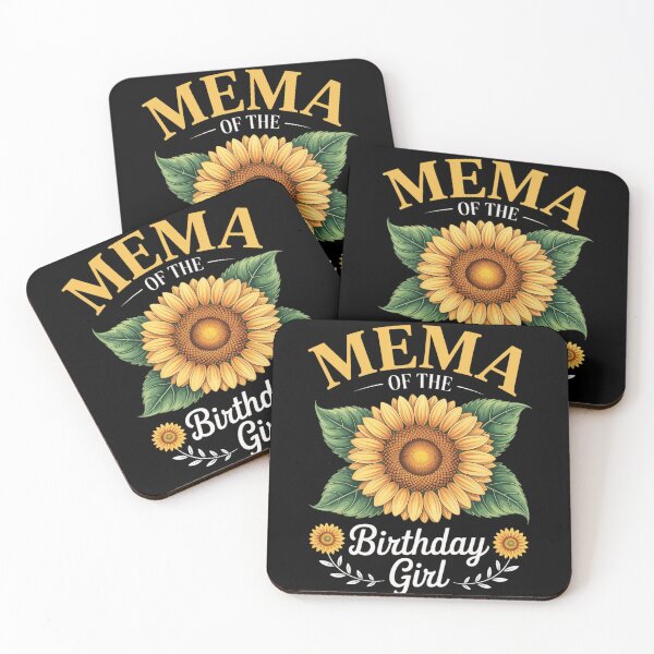 Item preview, Mema Of The Birthday Girl Love Sunflower Party Day Theme designed and sold by milanforbes.