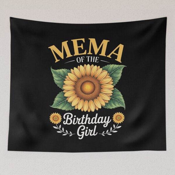 Item preview, Mema Of The Birthday Girl Love Sunflower Party Day Theme designed and sold by milanforbes.