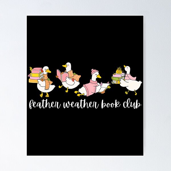 Item preview, Feather Weather Book Club Fall Goose Coffee Weather designed and sold by JuanitaJulia.