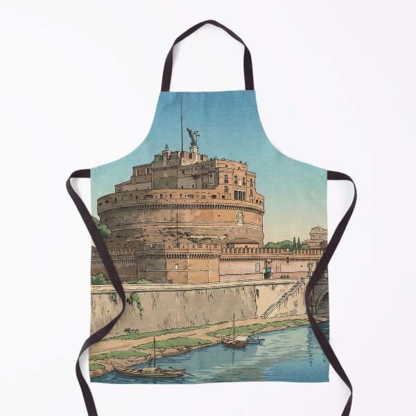 Item preview, Castel Sant Angelo Japanese Woodblock Print designed and sold by Takeda-art.