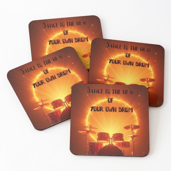 Item preview, Dance To The Heat Of Your Own Drum – Aura Drumset Design designed and sold by OhmAuraArt.