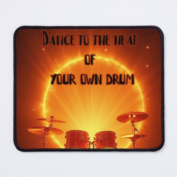 Item preview, Dance To The Heat Of Your Own Drum – Aura Drumset Design designed and sold by OhmAuraArt.