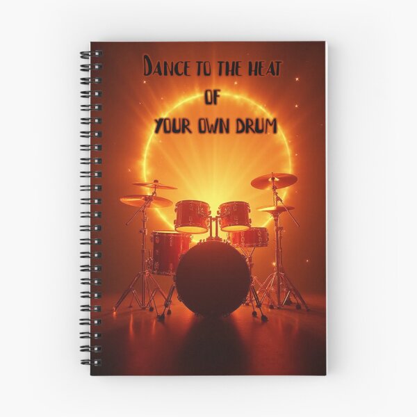 Item preview, Dance To The Heat Of Your Own Drum – Aura Drumset Design designed and sold by OhmAuraArt.