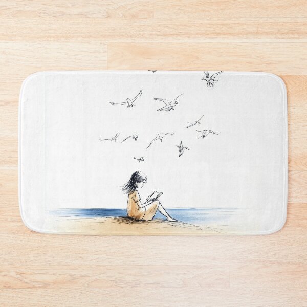 Item preview, Girl Reading by the Beach designed and sold by lautir.