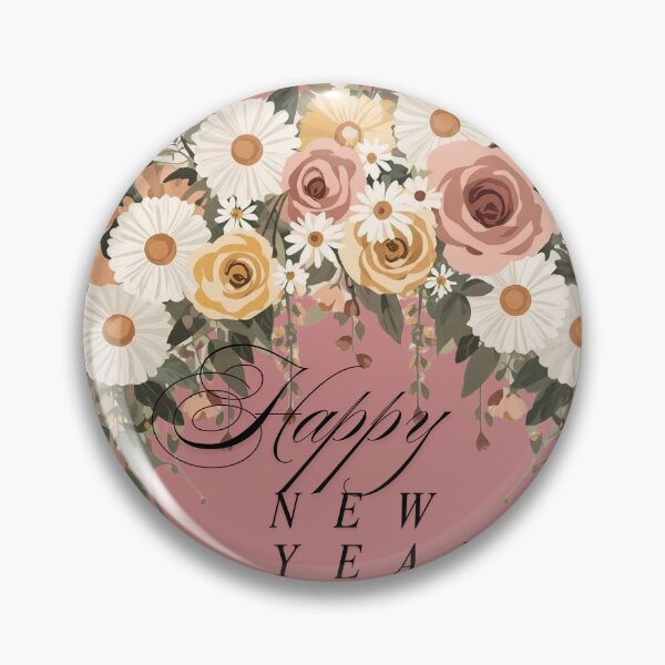 Item preview, A New Year in Full Bloom – Cottagecore Floral Art designed and sold by Deezyned.