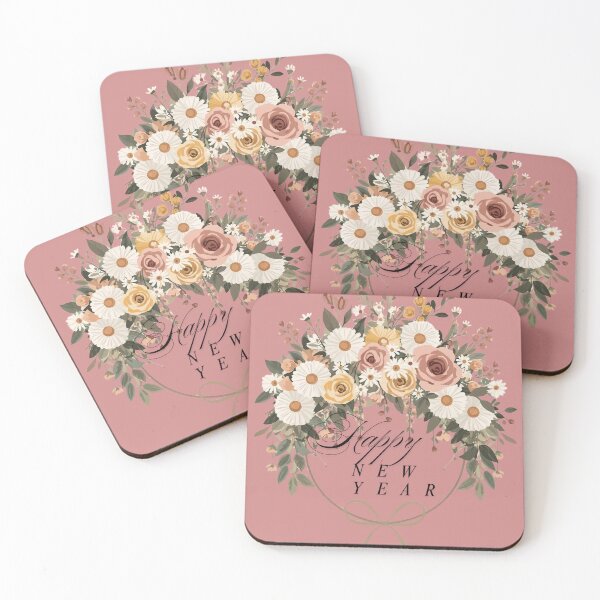 Item preview, A New Year in Full Bloom – Cottagecore Floral Art designed and sold by Deezyned.