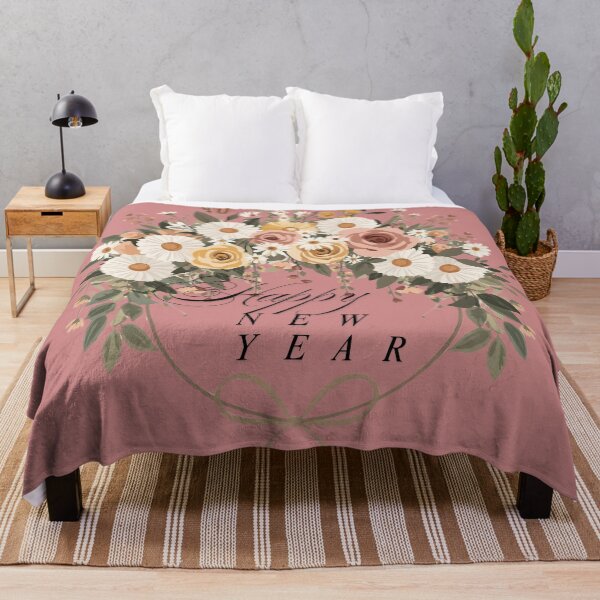 Item preview, A New Year in Full Bloom – Cottagecore Floral Art designed and sold by Deezyned.
