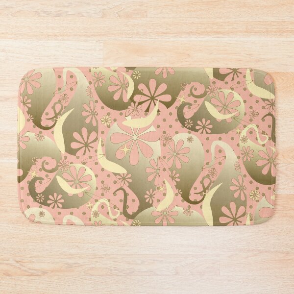 Item preview, Retro Future Paisley Soft Pink designed and sold by Indra's Net.