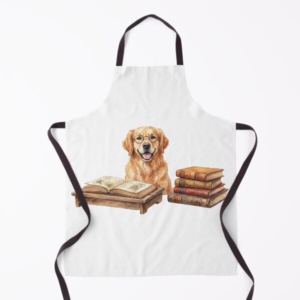 Item preview, Smart Golden Retriever - Cute Dog Reading Books designed and sold by RICHYON.
