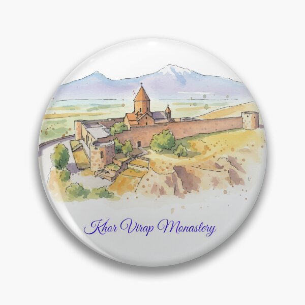 Item preview, Khor Virap Monastery Armenia | Ancient Armenian Church Near Mount Ararat designed and sold by NareArt.