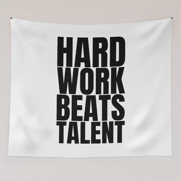 Item preview, Hard work beats talent designed and sold by Dondonmart.