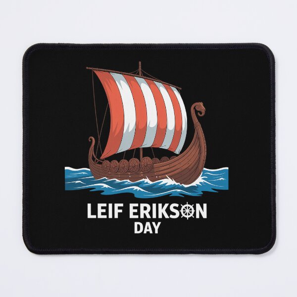 Item preview, Leif Erikson Day - Viking Gift 9 October Nordmann designed and sold by estellaken.
