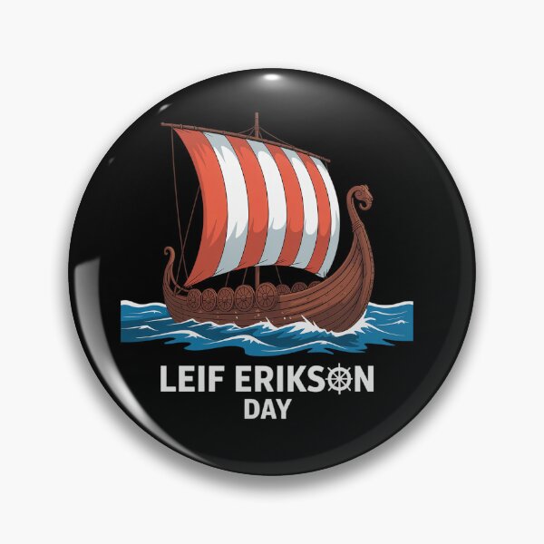 Item preview, Leif Erikson Day - Viking Gift 9 October Nordmann  designed and sold by estellaken.