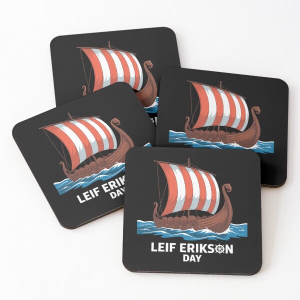 Item preview, Leif Erikson Day - Viking Gift 9 October Nordmann  designed and sold by estellaken.