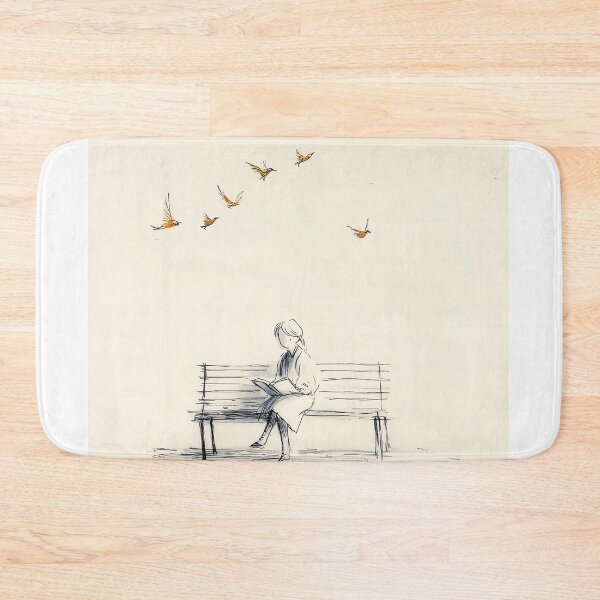 Item preview, Solitary Reader on a Bench designed and sold by lautir.