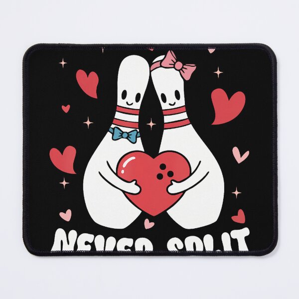 Item preview, Never Split Bowling Pins Valentine Couples Cute Matching designed and sold by JeneMindy.