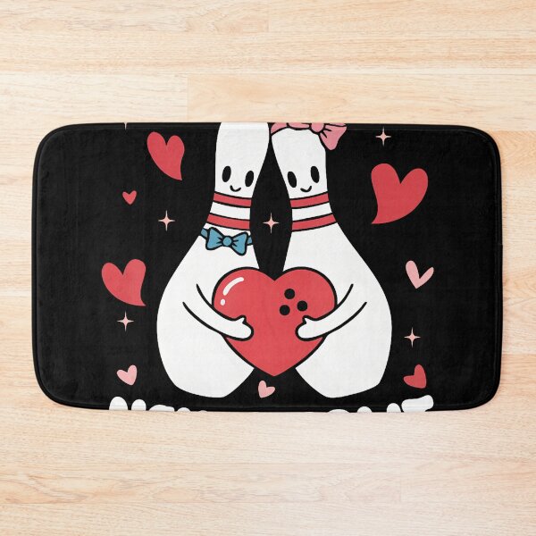 Item preview, Never Split Bowling Pins Valentine Couples Cute Matching designed and sold by JeneMindy.