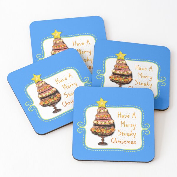 Item preview, Have a Merry Steaky Christmas [3] designed and sold by SideDishDesign.