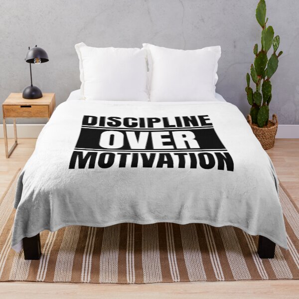 Item preview, Discipline over motivation designed and sold by Dondonmart.