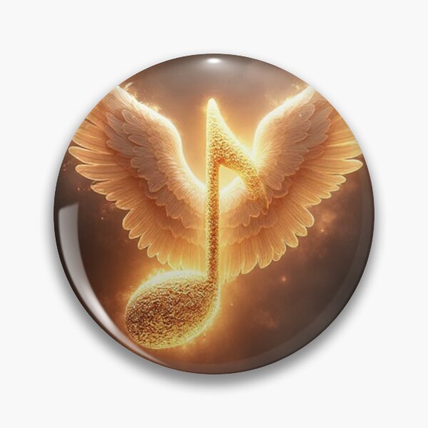 Item preview, Winged Music Note Aura – Fantasy Glow Design designed and sold by OhmAuraArt.