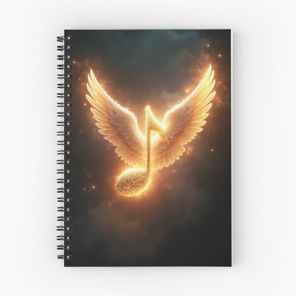 Item preview, Winged Music Note Aura – Fantasy Glow Design designed and sold by OhmAuraArt.